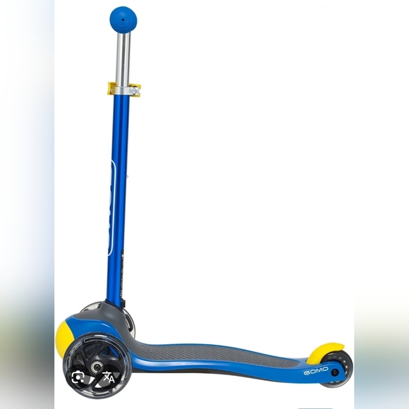 gomo Other - Blue & Yellow Kids 3-Wheel Kick Scooter